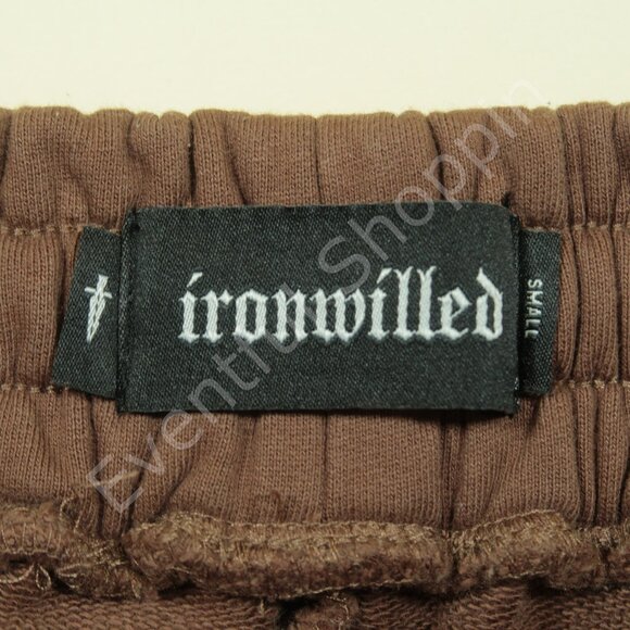 Iron Willed Sweatpants Mens S Brown Athletic Sports Gym Workout - Picture 6 of 8